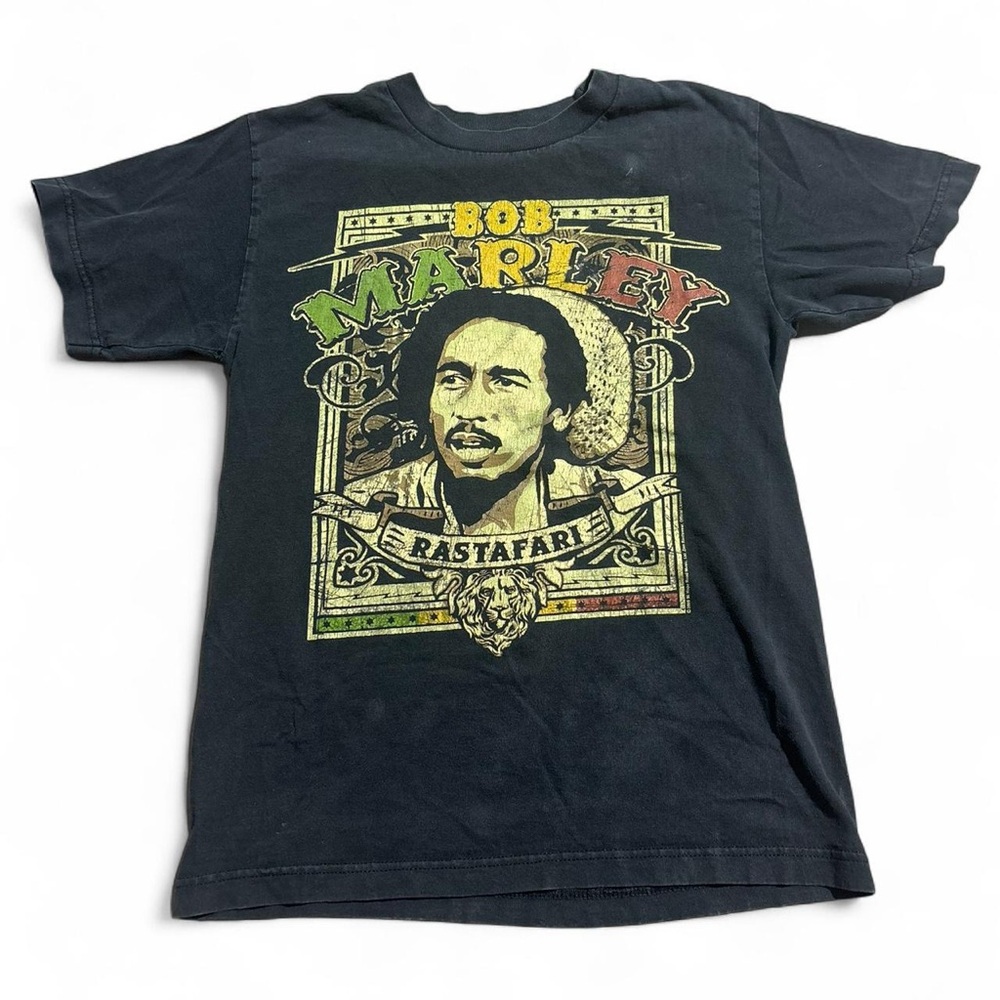 Vintage Bob Marley Graphic Tee - Black